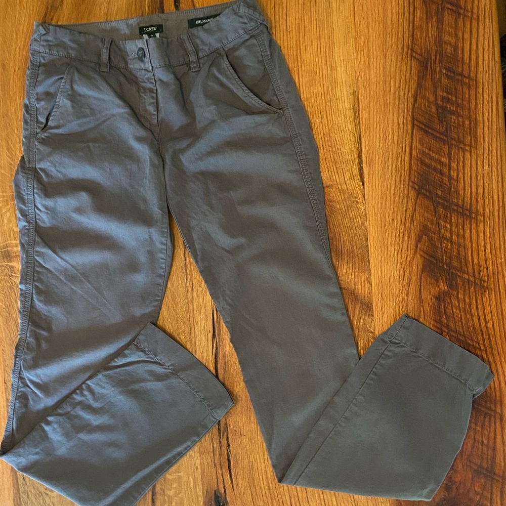 J. Crew City Fit Belmarin Gray Pants